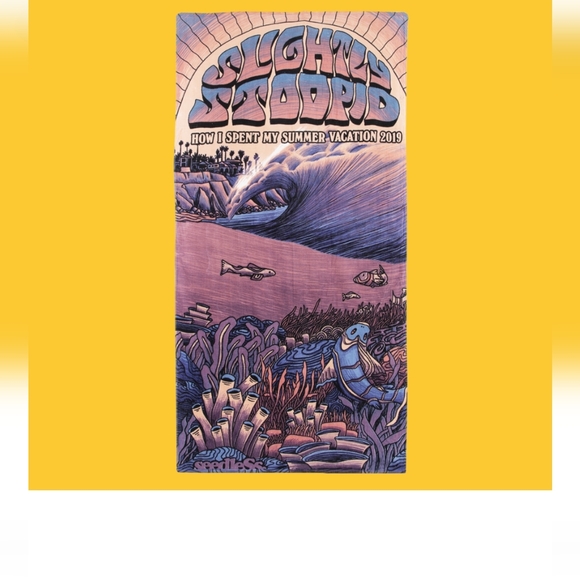 2019 Slightly Stoopid Summer Tour Beach Towel - Picture 2 of 2